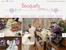 Tablet Screenshot of bouquetsbyvictoria.com